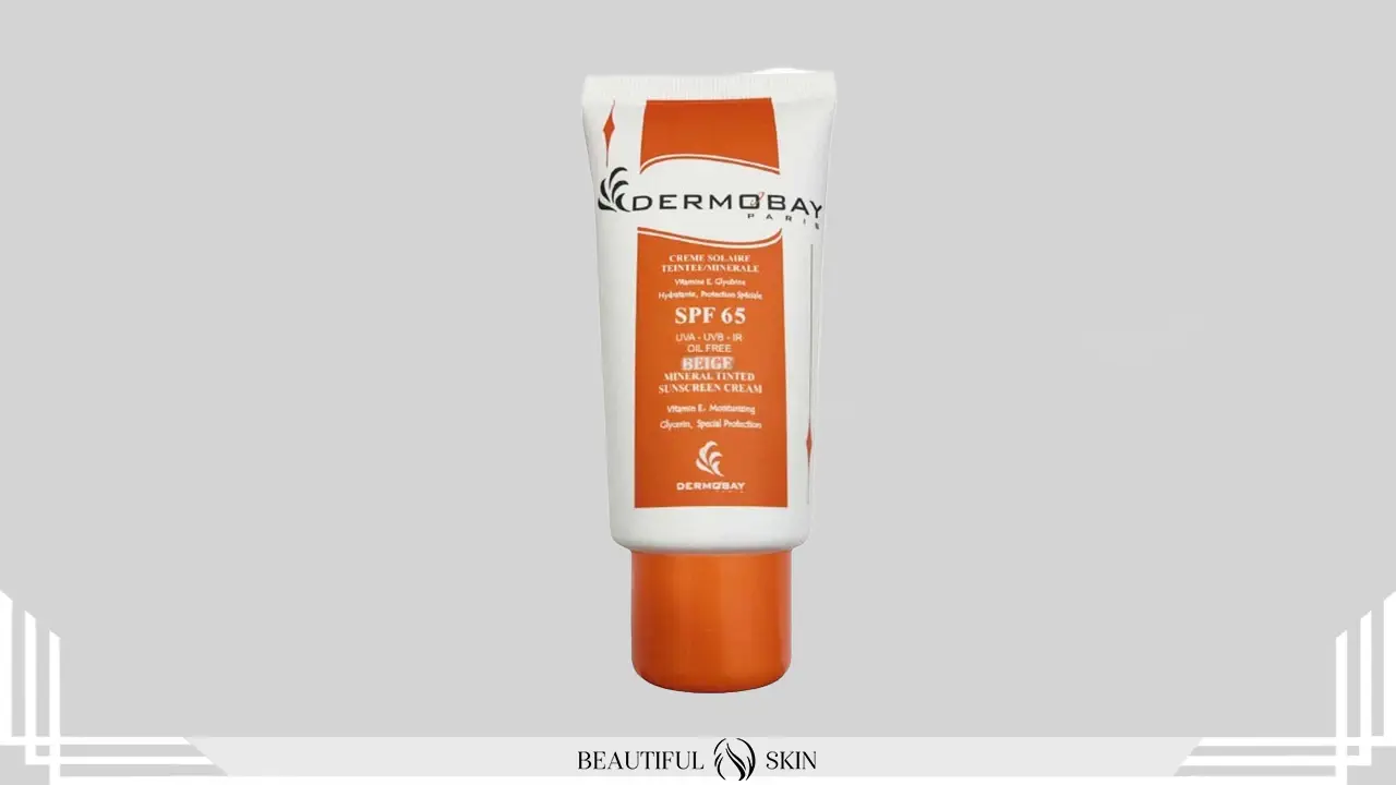 کرم ضد آفتاب رنگی درموبای SPF65 مدل BG مناسب برای پوست چرب